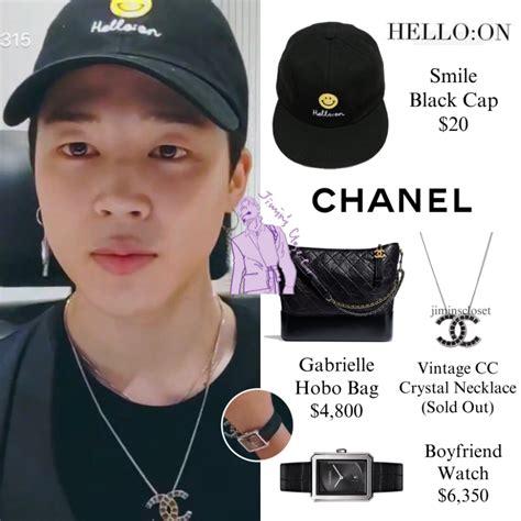 bts chanel dallas vintage|bts jimin channel style.